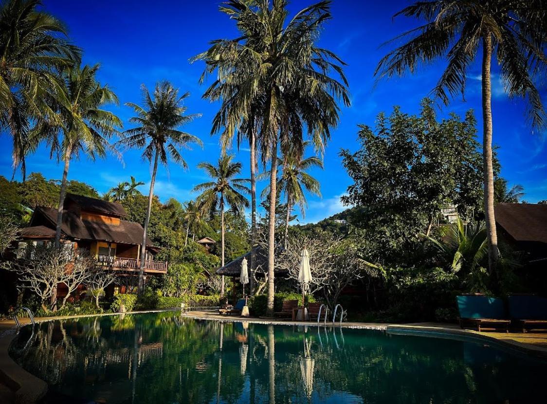 Green Papaya Beach Resort, Koh Phangan Saláta-part Kültér fotó