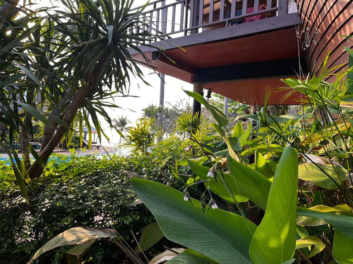 Green Papaya Beach Resort, Koh Phangan Saláta-part Kültér fotó
