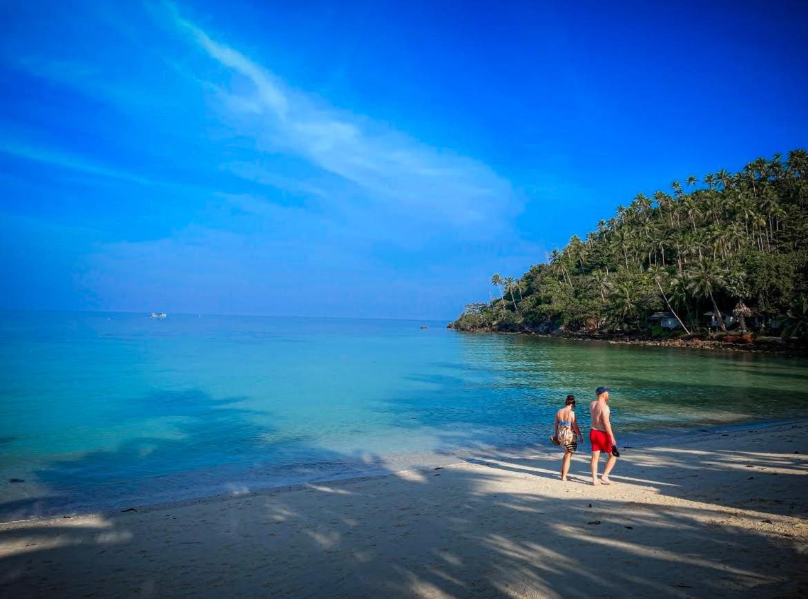 Green Papaya Beach Resort, Koh Phangan Saláta-part Kültér fotó