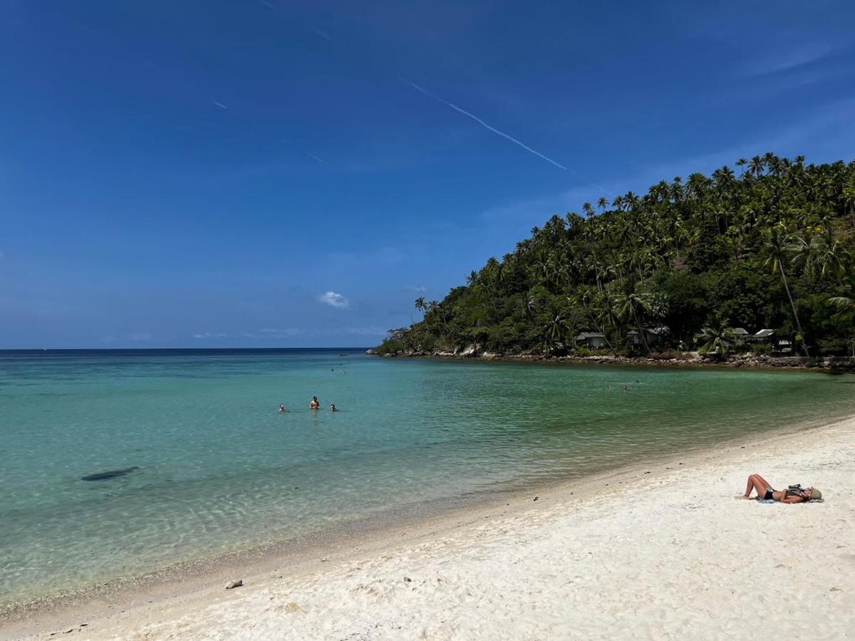 Green Papaya Beach Resort, Koh Phangan Saláta-part Kültér fotó